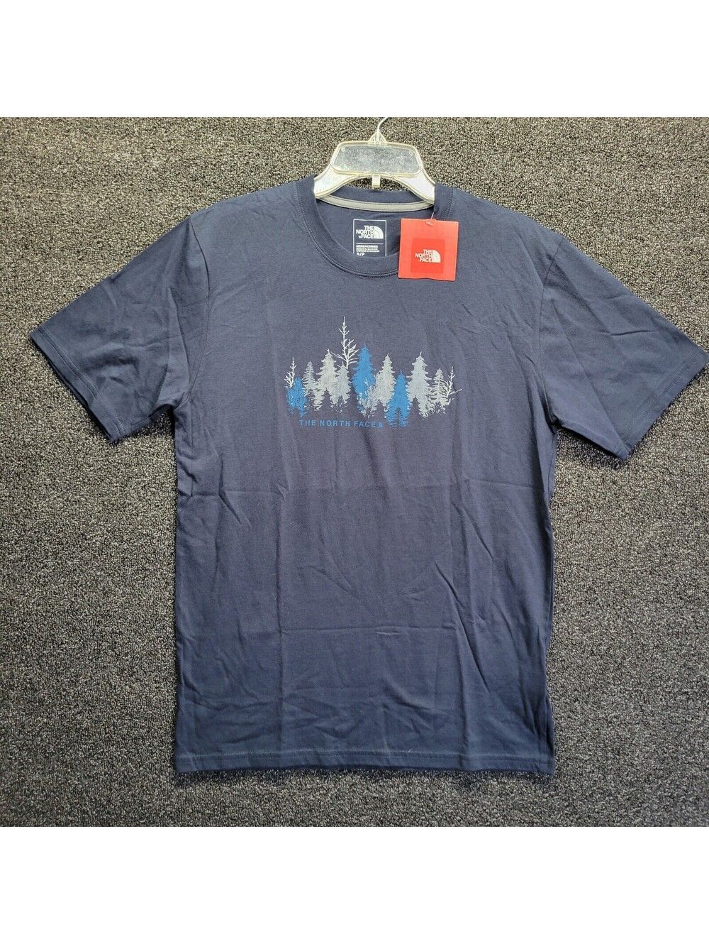 The North Face Men's SS Tree Graphic T-Shirt Urban Navy Sz Small